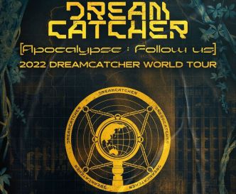 Dreamcatcher, le groupe de K-pop, en concert au Zénith de Paris en novembre 2022