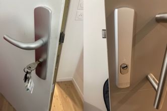 Poignée de porte sécurité