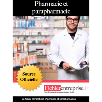 Fichier email des pharmacies et parapharmacies
