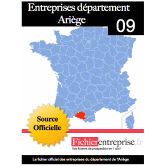 Fichier email entreprise 09 Ariège