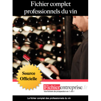 Base email complet des professionnels du vin