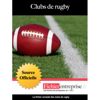 Fichier email clubs de rugby