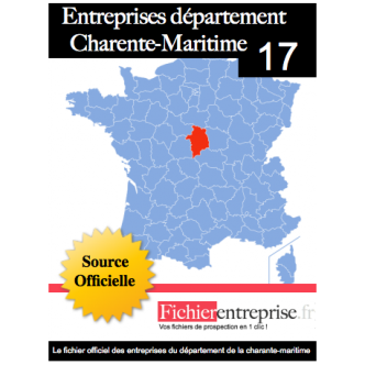 Fichier email entreprise 17 Charente maritime