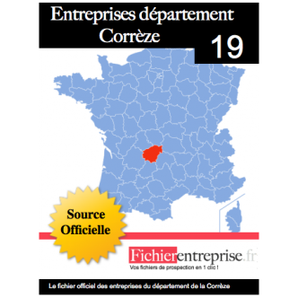 Fichier email entreprise département 19 corrèze