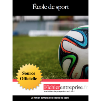 Fichier email des écoles de sport