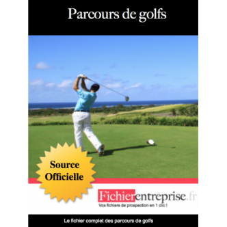 Base email des parcours de golfs