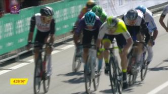 Niccolo Bonifazio (Intermarché) s'adjuge au sprint la seconde étape du Tour de Sicile