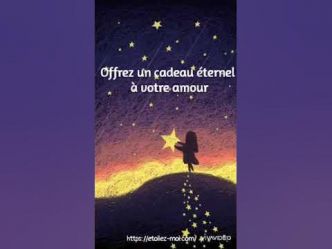 acheter une étoile, offrir une étoile, cadeaux d'amour, romantique & original