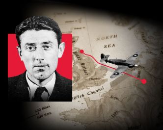 Quand le mal a un nom.  Un traître et dénonciateur tchèque détourne un avion de chasse britannique pour Hitler