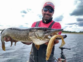 Dossier brochet : le top des techniques estivales (3) - Gros leurre souple au-dessus des herbiers