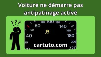 Voiture ne démarre pas, L'antipatinage activé