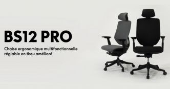Flexispot BS12 PRO : un fauteuil de bureau ergonomique pour bien travailler en cette rentrée