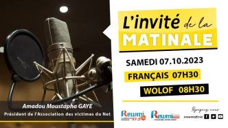 Invité de la Matinale avec Amadou Moustapha Gaye 07 Octobre 2023 FR