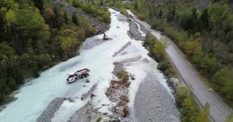 Vidéo. Quand le torrent du Vénéon déborde en Oisans