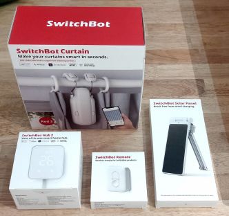 Test : SWITCHBOT Hub2/Curtain 3/Solar panel 3