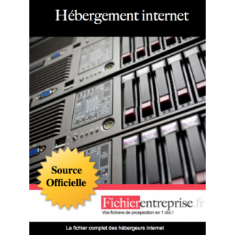 Fichier email hébergeurs internet