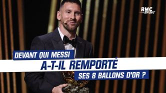 Devant qui Messi a-t-il remporté ses 8 Ballon d'Or ?