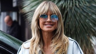 Heidi Klum : toujours plus sulfureuse, elle se balade seins nus et en culotte sous une veste ouverte à Vegas