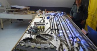 Tart-le-Bas. Passionné par le rail, Patrick Ollier crée son réseau miniature