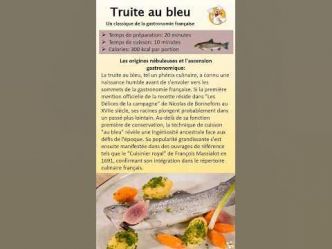 Truite au bleu : Un classique de la gastronomie française