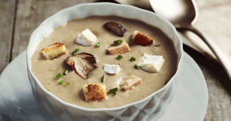 Soupe au Chaource : Un velouté onctueux et parfumé