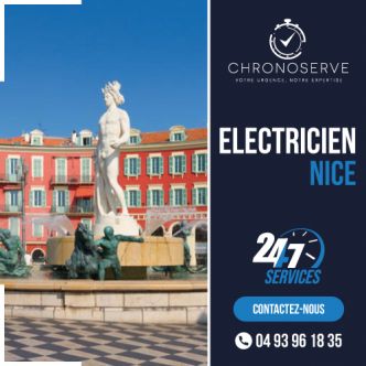 Electricien Nice ChronoServe électricité générale : 04 93 96 18 35