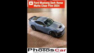 Ford Mustang Dark Horse Matte Clear Film 2024