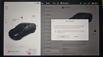 Tous les petits secrets du mode entretien caché de Tesla