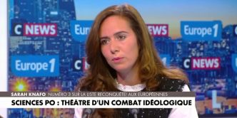 Sciences Po Paris : «J'ai honte quand je vois cette école devenir une ZAD», lance Sarah Knafo