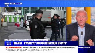 Maître Laurent-Franck Liénard (avocat du policier mis en examen après la mort de Nahel): "La reconstitution a parfaitement permis d'établir que tout ce qu'il disait était vrai"