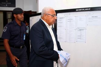 Fidji: l'ex-Premier ministre Bainimarama condamné à un an de prison