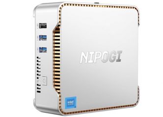 Mini-PC NiPoGi GK3 PLUS au meilleur prix de 142,38€  (Intel Alder Lake-N97, RAM 8 Go, SSD 256 Go)