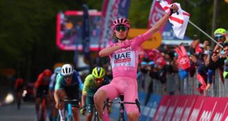 [Cyclisme] Le Slovène et leader du Giro, Tadej Pogacar, remporte sa troisième étape