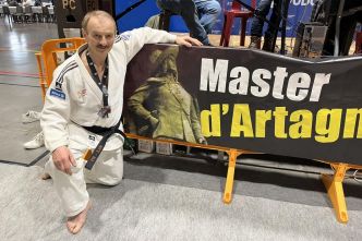 Le judoka vétéran William Lemoine médaille d'argent au Master d'Artagnan d'Auch