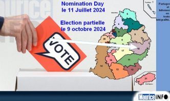Nomination Day le 11 Juillet et election partielle au No 10 le 9 octobre 2024