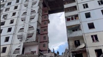Russie : un immeuble s'effondre à Belgorod à la suite d'un bombardement ukrainien