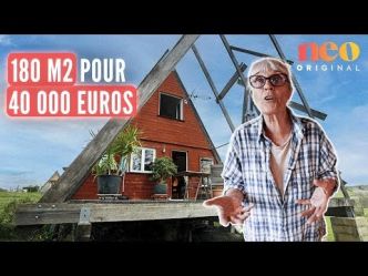 Elizabeth a construit sa maison en A pour 40 000 euros