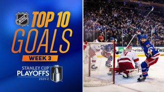 Top 10 des plus beaux buts de la dernière semaine de NHL