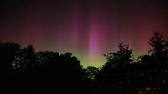 Troisième nuit propice aux aurores boréales, en pleine tempête solaire