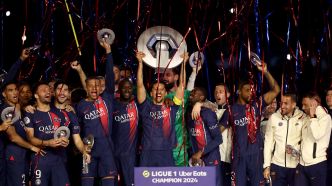 Le PSG s'offre une fête grandiose pour le titre de champion de France sans hommage à Mbappé, le récit en détails