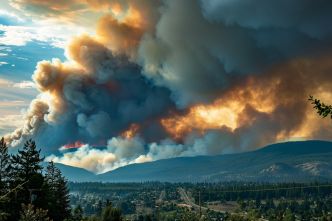 Au Canada, un incendie à l’Ouest conduit à l’évacuation de milliers de personnes