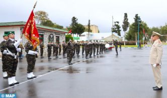 La 1ère Brigade d'Infanterie Parachutiste commémore à Salé le 68ème anniversaire de la création des FAR