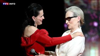 Cannes 2024 - Juliette Binoche fond en larmes devant Meryl Streep : "Tu as changé notre regard sur les femmes" | TF1 INFO