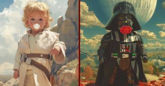 Star Wars : 8 personnages imaginés en version enfantine