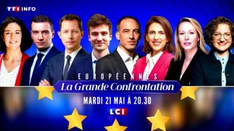 Élections européennes : huit têtes de listes débattront dans La Grande confrontation, mardi 21 mai sur LCI | TF1 INFO