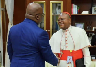 Les dessous de la rencontre entre le président Tshisekedi et le Cardinal Ambongo