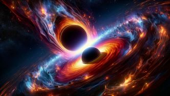 Le télescope James-Webb révèle la fusion de trous noirs géants la plus lointaine jamais observée !