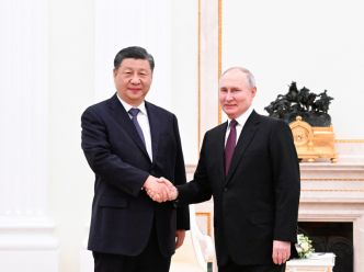 Xi Jinping et Vladimir Poutine assistent � la c�r�monie d'ouverture des Ann�es de la culture Chine-Russie