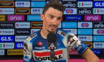 Giro. Tour d'Italie - Julian Alaphilippe: "Une victoire qui fait énormément de bien"