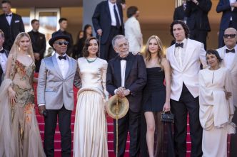 Cannes 2024 : le retour de Coppola, Adam Driver... Les moments forts de la montée des marches du 16 mai